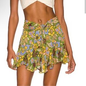 Free People floral Elie shorts Ivy combo NWT size small